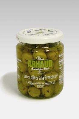 Picture of Arnaud 23313 Pitted Green Olives 9.2 oz.- Pack of 6