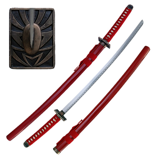 Renji Abarais Zabimaru Katana Sword, Red