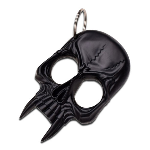 Picture of EdgeWork Skull Self Defense Keychain- Black