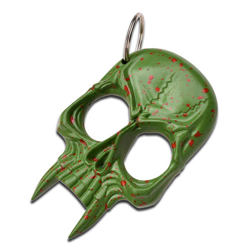 Picture of EdgeWork Zombie Killer Demonic Skull Self Defense Keychain