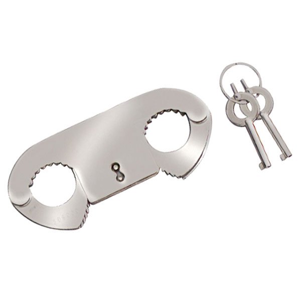 Picture of EdgeWork Thumb Cuffs With Keys - Stainless Steel Construction