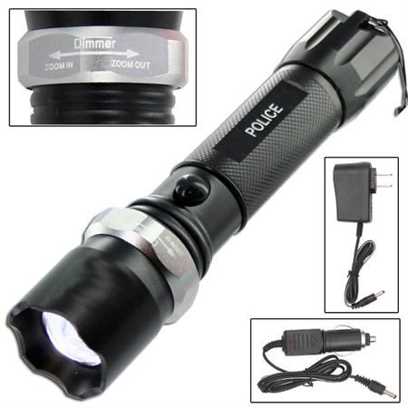 Police Tactical Led Weatherproof Flashlight