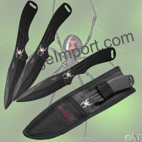 Spider Throwing Knives Set