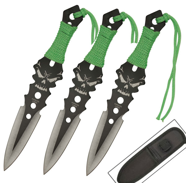 Zombie Killer Virulence Throwing Knives- 3 Piece