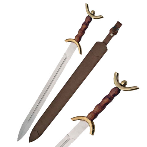 Picture of EdgeWork Celtic War Sword&#44; Brass Guard