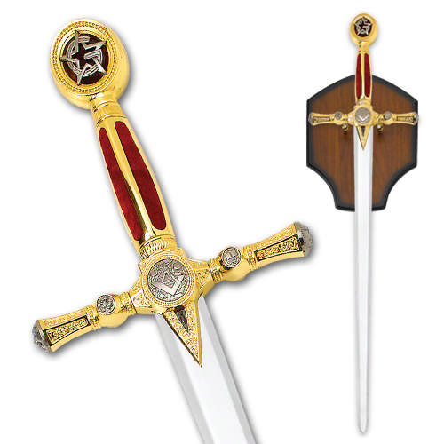 Picture of EdgeWork Classic Masonic Freemasonry Sword - Knights Templar