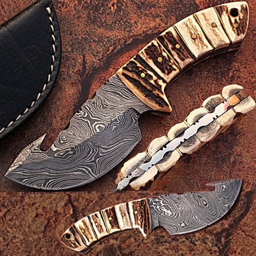 Damascus Steel Skinner Knife