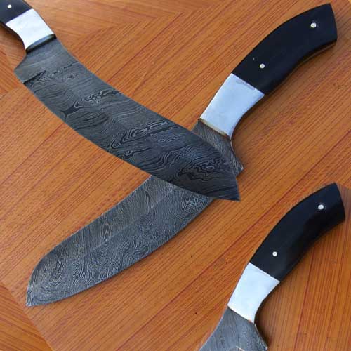 Custom Handmade Damascus Steel Chef Knife