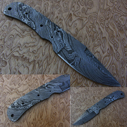 8.5 In. Damascus Steel Hunting Skinner Knife