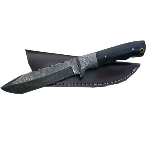 Handmade Damascus Steel Hunting Knife