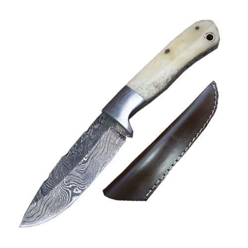 Damascus Steel Hunting Knife