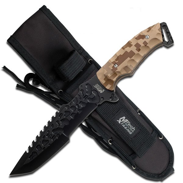 Mtech Xtreme Full Tang Tactical Knife With Tanto Blade