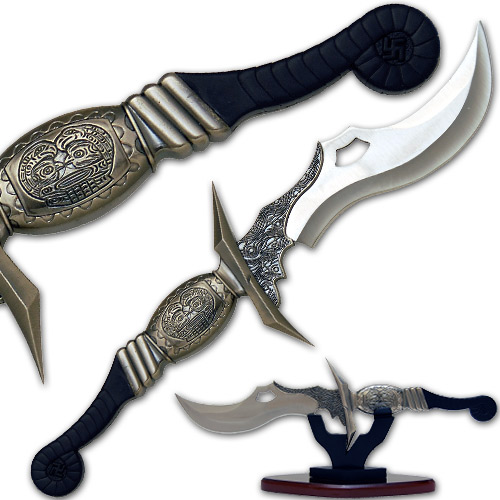 Fantasy Dagger With Table Display Stand.