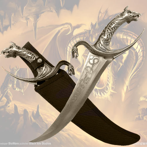 Cobra Dagger With Nylon Sheath.