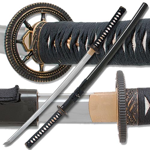 Musashi 1060 Carbon Steel Differentially Hardened Katana