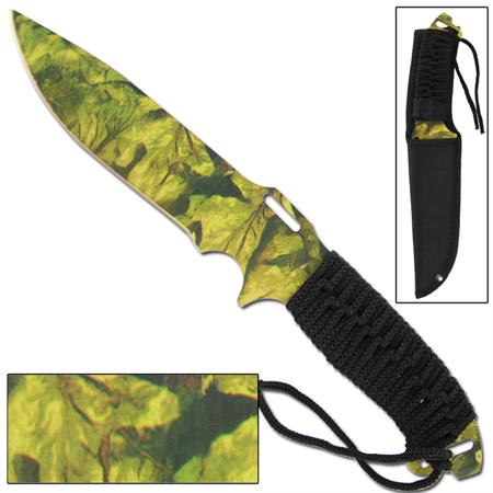 Picture of EdgeWork Tactical Combat Full Tang Military Jungle Camo Knife