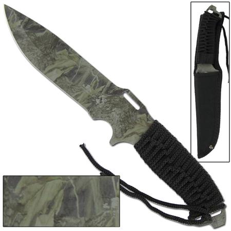 Picture of EdgeWork Tactical Combat Full Tang Military Mossy Oak Camo Knife
