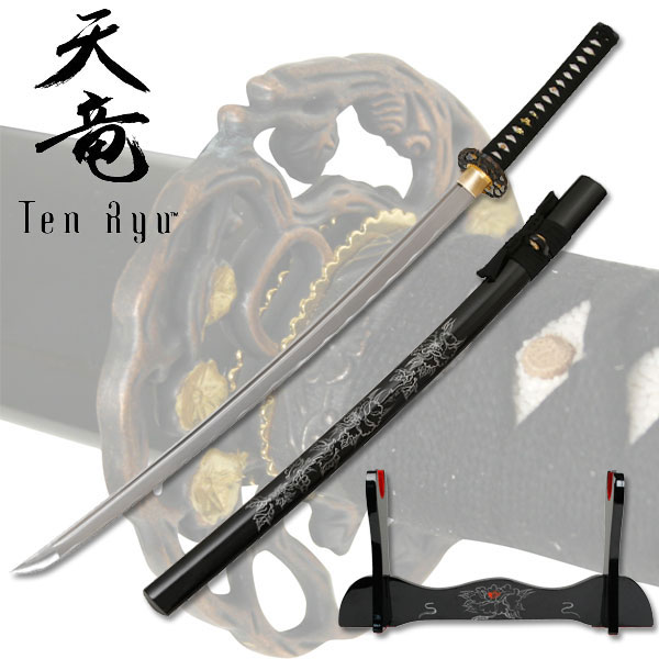 Picture of EdgeWork 40.5 in. Hand Forged Samurai Sword&#44; Flower