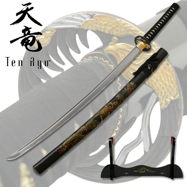 Picture of EdgeWork 40.5 in. Hand Forged Samurai Sword&#44; Phoenix