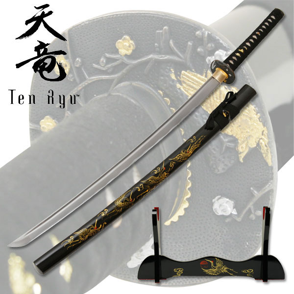 Picture of EdgeWork 40.5 in. Hand Forged Samurai Sword&#44; Crane