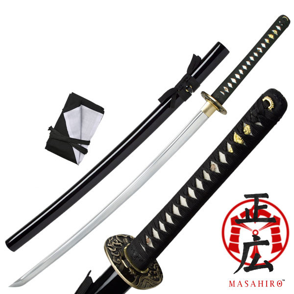 Picture of EdgeWork 40.9 in. Hand Forged Samurai Sword&#44; Black