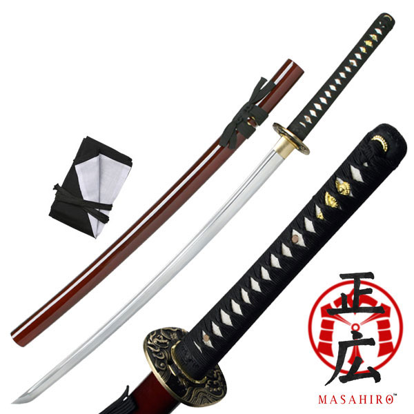 Picture of EdgeWork 40.9 in. Hand Forged Samurai Sword&#44; Red