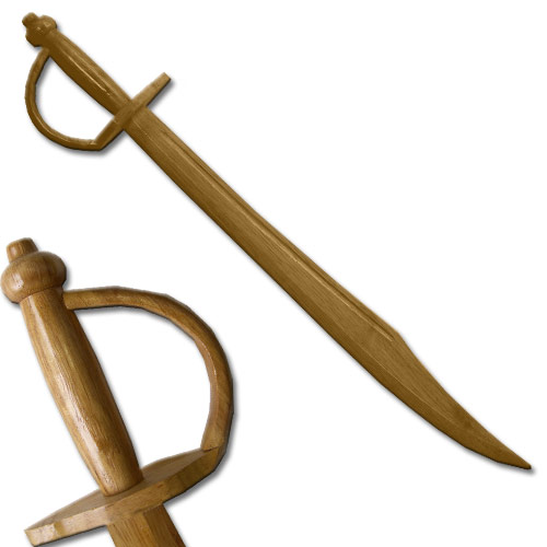 Pirate Cutlass Wooden Sword, 29 In.