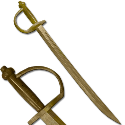 Pirate Cutlass Wooden Sword, 29 In.
