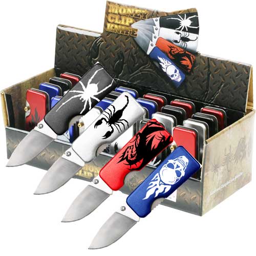 Money Clip Folder Knife - 24 Piece