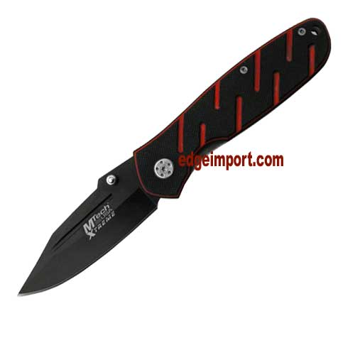 G10 Handle Titania MTech Xtreme Folding Knife- 4.5 in.