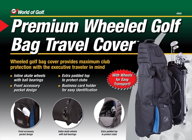 Picture of JEF World Of Golf JR628 Deluxe Wheeled Travel Cover