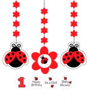 Ladybug Danglers-3 Pack