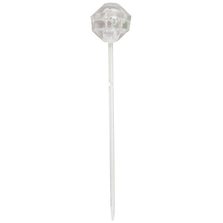 Clear Party Picks, Diamond Shape - Case of 96