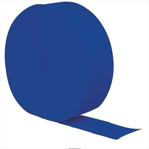 81 Ft. Cobalt Crepe Streamer - Case of 12