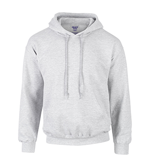 G12500 Dryblend Adult Hooded Sweatshirt, Ash - Small