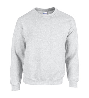 G18000 Heavy Blend Adult Crewneck Sweatshirt- Ash - Medium