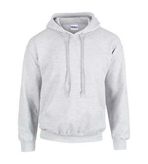 G18500 Heavy Blend Adult Hooded Sweatshirt, Ash - Medium
