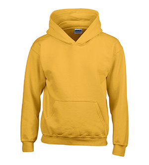 G18500B Heavy Blend Youth Hooded Sweatshirt- Gold - Large