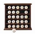 JEF World Of Golf UC625 25 Balls Mahogany Golf Ball Display Cabinet JEF World Of Golf UC625 25 Balls Mahogany Golf Ball Display Cabinet