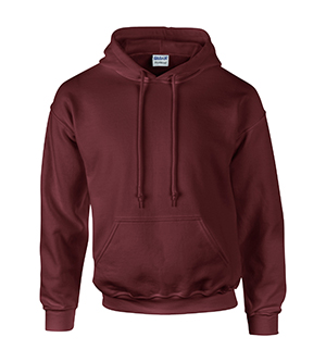 G12500 Dryblend Adult Hooded Sweatshirt - Maroon- Medium