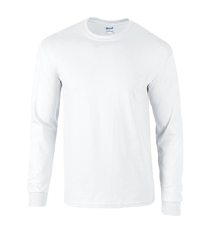 G8400 Dryblend Adult Long Sleeve Tee - White, 3X