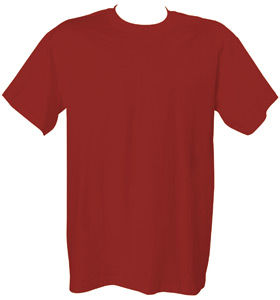 1717 Chouinard Adult Ring-Spun Tee - Crimson- Small