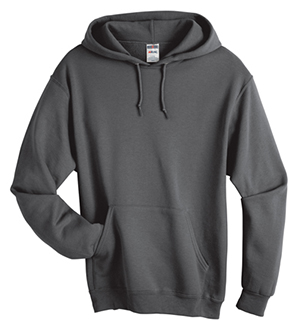 Picture of Jerzees 996M Nublend Adult Pullover Hooded Sweatshirt&#44; Charcoal Grey - 2X