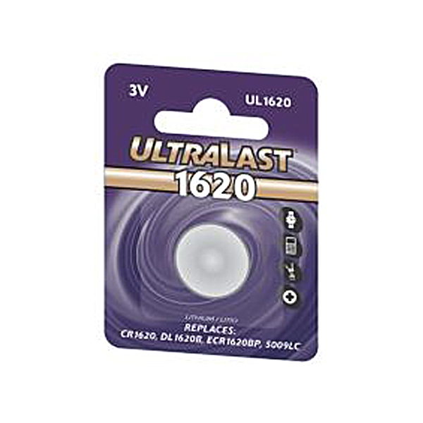 Picture of UltraLast UL1620 Lithium Coin Battery CR1620