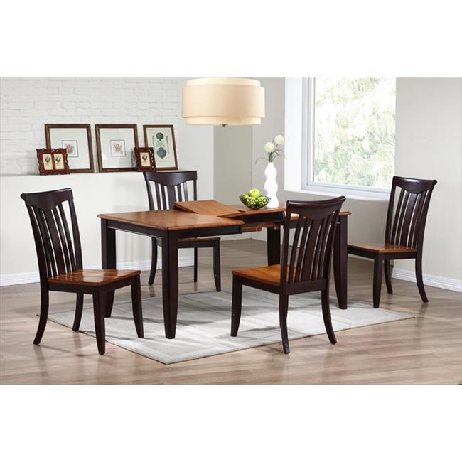Details About Iconic Furniture Rectangle Dining Table Contemporary Leg In Whiskey Mocha Details About Iconic Furniture Rectangle Dining Table Contemporary Leg In Whiskey Mocha