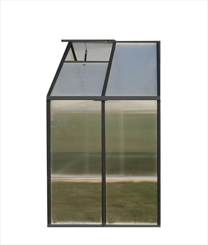 Picture of Riverstone Industries Monticello MONT-4-BK 8 x 4 Ft. Black Greenhouse