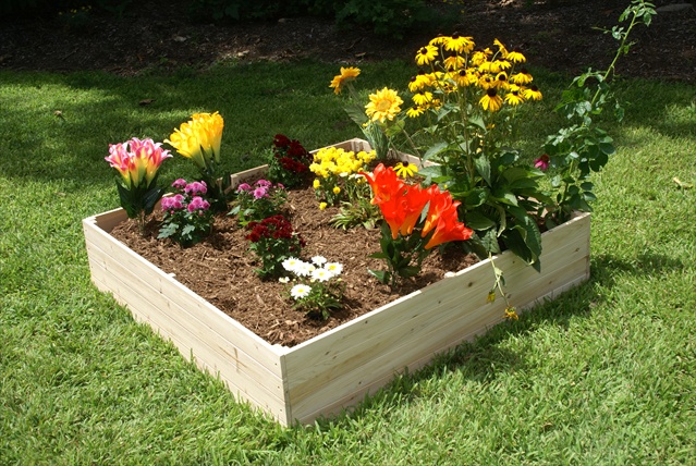Eden RGB-4411 4 Ft. x 4 Ft. X 11 In. Quick Assembly Raised Garden Bed