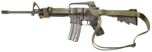 CQB Sling M-4 Collapsible Stock & Large Oval Hand Guards Olive Drab