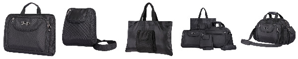 Picture of Bamf Collection 28000 18 in. 5 In 1 Multipocket Detachable Carry On Duffel Bag- Black