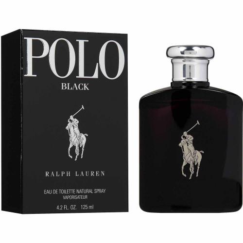 Polo Black Eau De Toilette Spray For Men - 4.2 Oz.